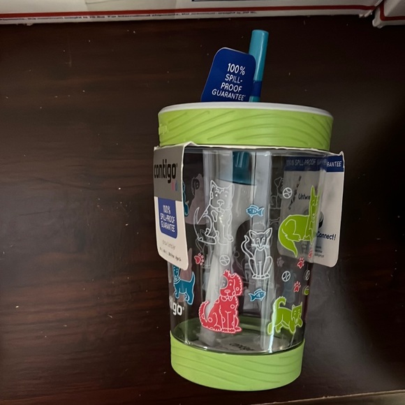 Contigo Other - NWT contigo kids spill proof dog tumbler with straw 14 oz 414ml ages 3+